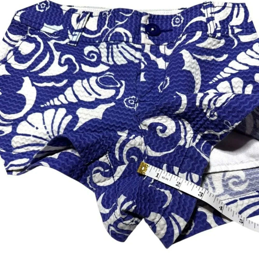 Lilly Pulitzer Blue and White walsh shorts - Picture 7 of 9